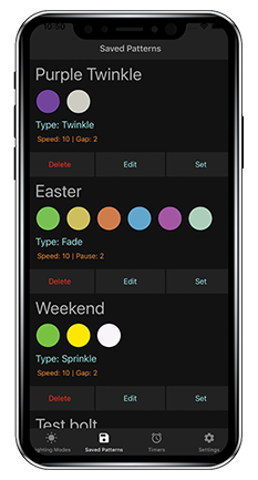 OeloApp-savedPatterns Frame